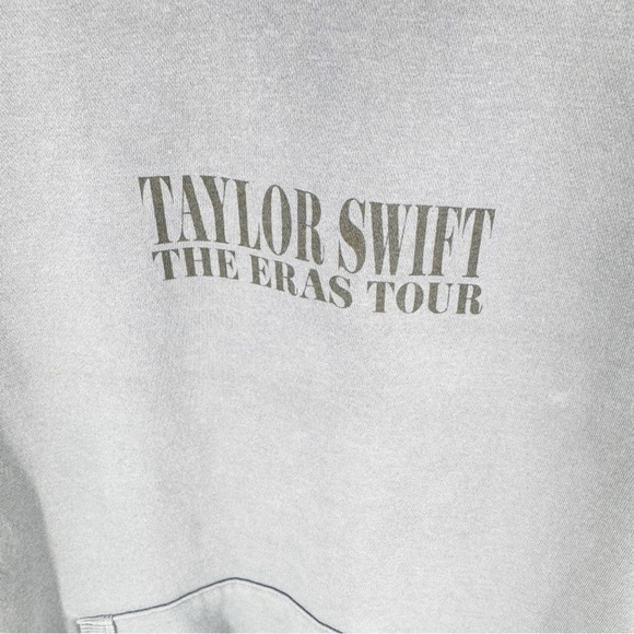 ✅ Taylor Swift The Eras Tour Official Merch Blue Navy Hoodie Sweatshirt Large - Picture 6 of 7
